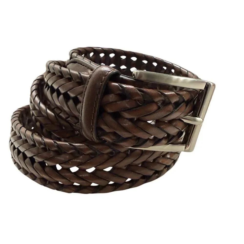 Braided Leather Belt Men’s Sz. 44